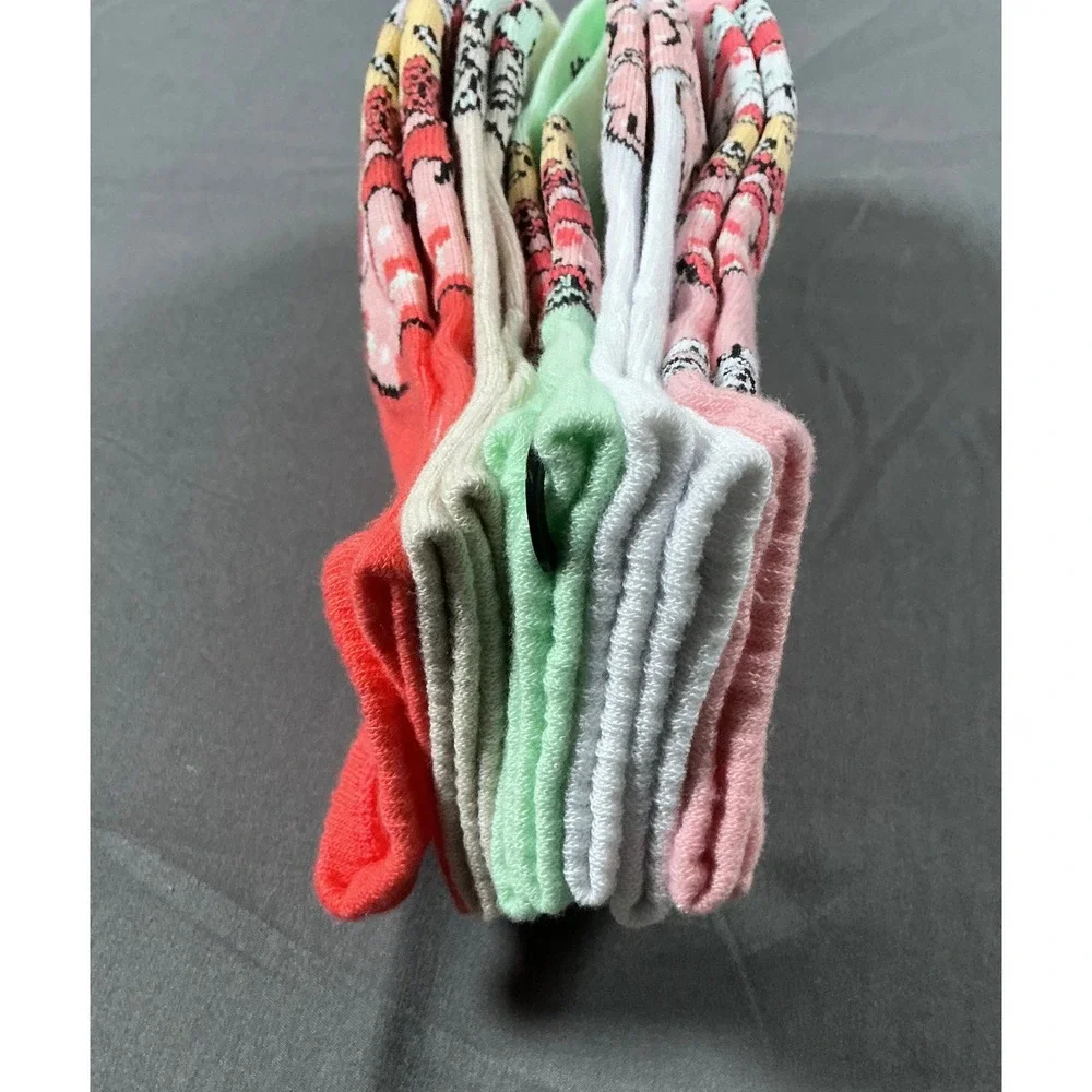 Strawberry Shortcake Womens Ankle Socks 5 Pair Pink Red‎ Green Size 4-10 AD0164